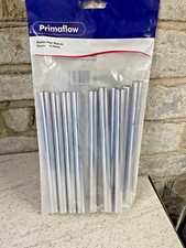 Primaflow Radiator Pipe Sleeves Chrome - 200mm Pack Of 10