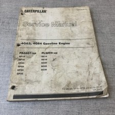 Caterpillar Service Manual 4G63, 4G64 Gasoline Engine Lift Trucks Forklift