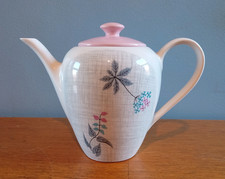 Delightful Vintage J & G Meakin 'Sol' Ceramic Teapot  - height is 15 cm