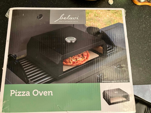 Aldi ceramic bbq pizza oven - ceramic,