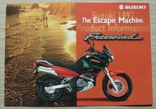 SUZUKI FREEWIND MOTORCYCLE 650cc Product Information Sales Brochure c1997 XF650