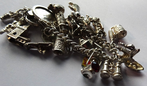 Vintage heavy solid - , silver