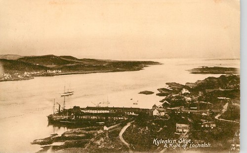 Kyleakin skye postcard - kyleakin,