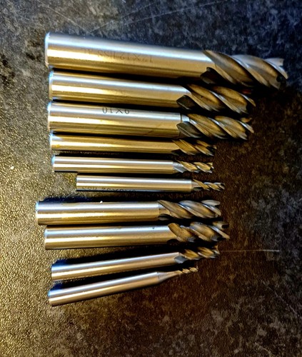 End mill job - mill, lot