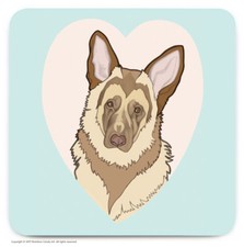 Coaster Drinks Mat Cute German