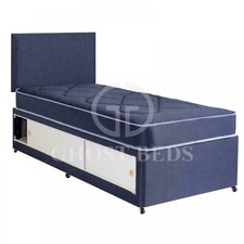 Single Divan Bed 3FT With Mattress & Headboard+Slider kids & adults & Children