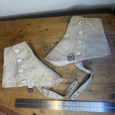 World War 2 dress Gaiter Pair WWII Military Infantry