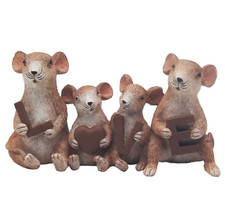 Mouse LOVE ornament from the A
