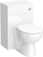 Bathroom Toilet Complete Set with Pan Seat and Cistern 600 x 300mm Modern White