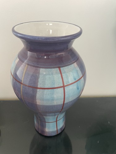 Blue check tartan - blue,