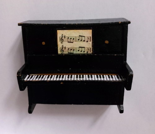 Vintage dolls house upright - vintage,