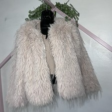 Baby Pink Faux Fur Coat Furry