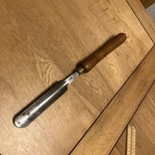 Woodturning 35 mm wide spindle gouge vintage chisel by Marples heavy duty