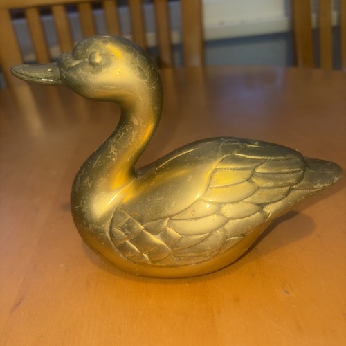 Vintage brass duck nov2566 - vintage,