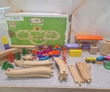 Wooden Train Track Bundle 60+