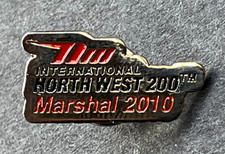 MOTORCYCLE Pin Badge NORTH