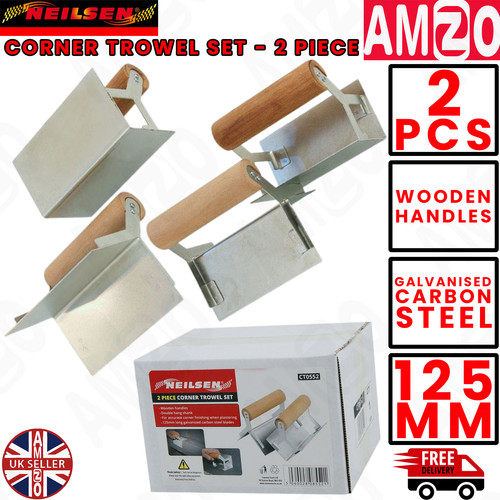 Plastering corner trowel set - plastering,