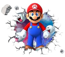 Super Mario Wall Decal 3D Art
