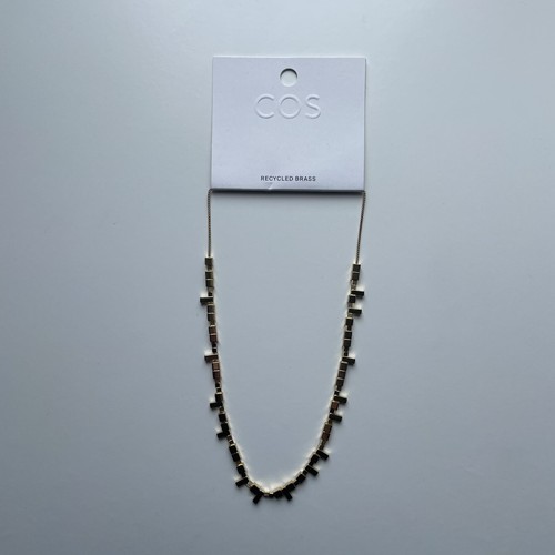 Cos gold necklace - cos,