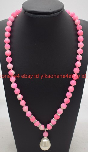 Natural 8mm pink jade gems - gems, &