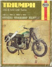 TRIUMPH TWENTY-ONE 3TA SP.TWIN 5TA TIGER T90 T100A/SS/T/R/C '58-73 REPAIR MANUAL