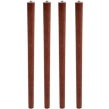 4pc Wooden Table Legs Tapered