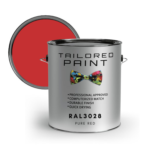 Ral3028 pure red satin - pure,