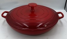 FRENCH CAST IRON ENAMEL 31cm
