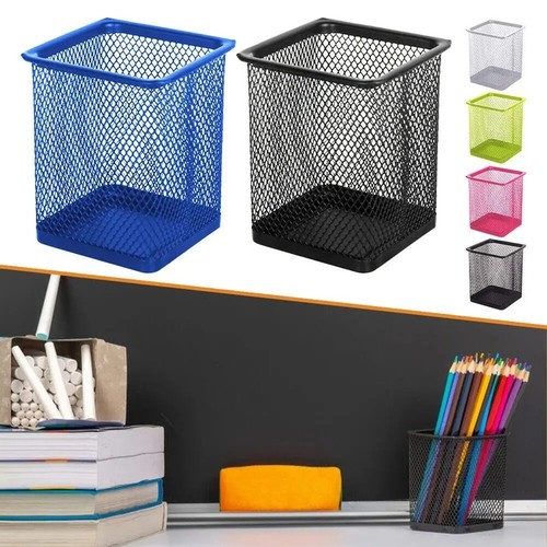 Desk tidy mesh pen pot - pen, holder