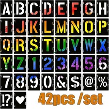 2/3/4/5inch Letter Stencils