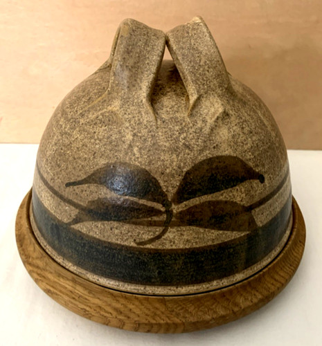 Vintage studio pottery cheese - pottery,