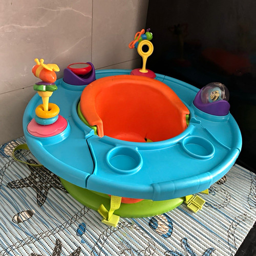Baby booster seat with - seat, tray