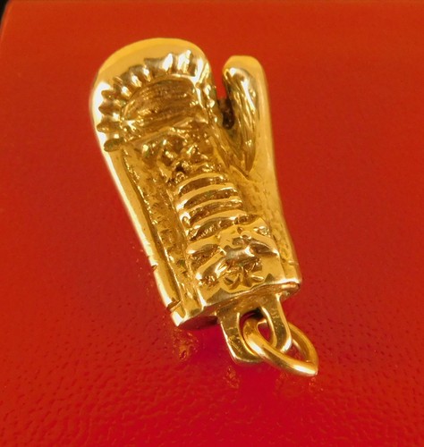 9ct gold solid boxing - gold,