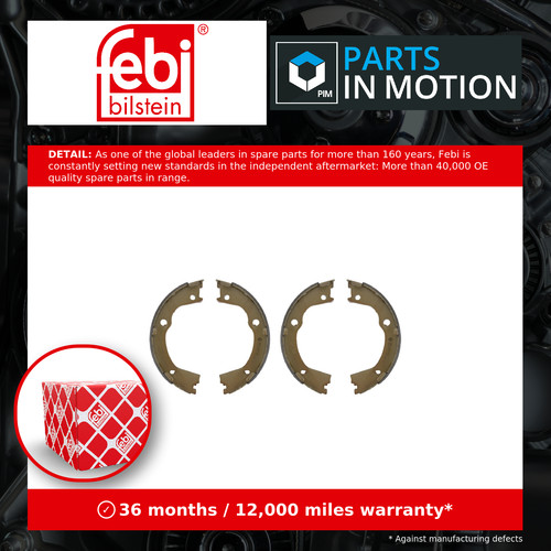 Brake shoes set 170877 - brake, febi