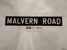 Malvern Road - F3010 Dorset Bus Destination Blind 1972 30”- Gift