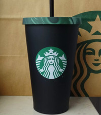 Starbucks Tumbler Thermal Mug Cold to Go Marble Black with Logo 16oz NEW