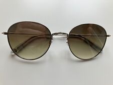 GARRETT LEIGHT PALOMA Silver LLG Semi-Flat Olive Layered Mirror SUNGLASSES New