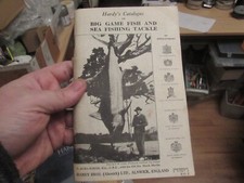 X rare vintage hardy catalogue big game sea fishing tackle anglers guide 1937