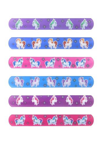 Unicorn snap bracelet slap - unicorn,