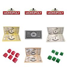 Monopoly Spare Replacement Parts Money Houses Hotels Mortgage Cards