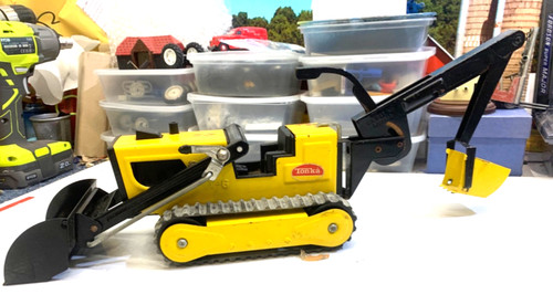 Tonka toys back hoe - toys.,