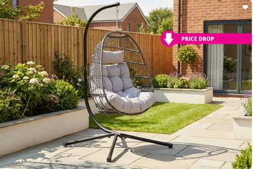 Rattan hanging egg chair - rattan,