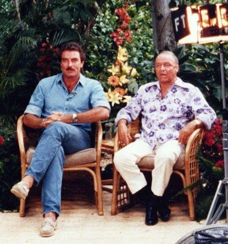 Tom selleck and frank - and,