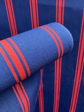 Vintage Late 1990s Woven Stripe Deckchair Fabric X2 Sold Seperatly 