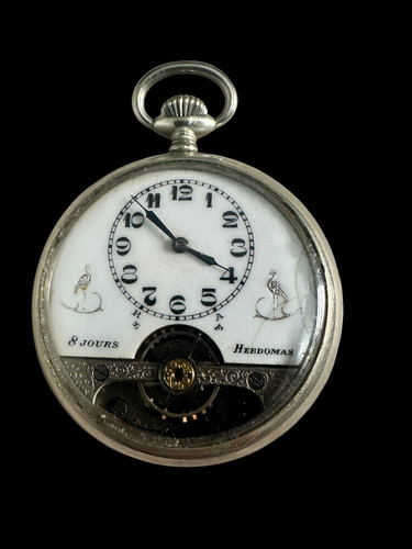 Antique hebdomas pocket watch - antique,