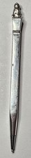 Antique Sterling Silver Propelling Pencil with Teddy Bear Finial, 9cm, Working