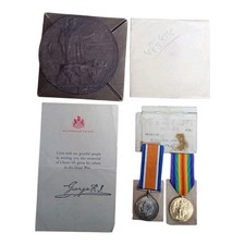 WW1 Medals & Death Plaque To Brothers Of The Spence Family