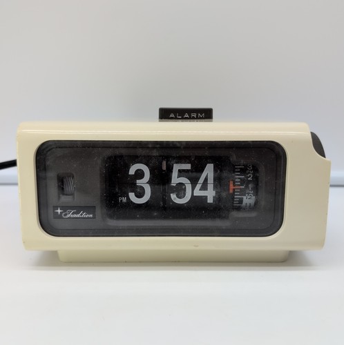 Vintage 1970s flip clock sears - flip,