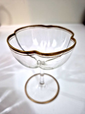 Lobmeyr Gold Trim Quatrefoil