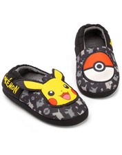 Pokemon Black Pikachu Slip On